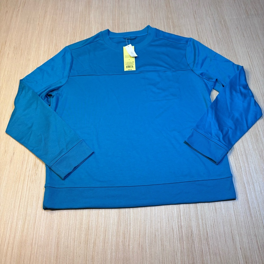 Target All In Motion Deep Turquoise Crew Neck Top